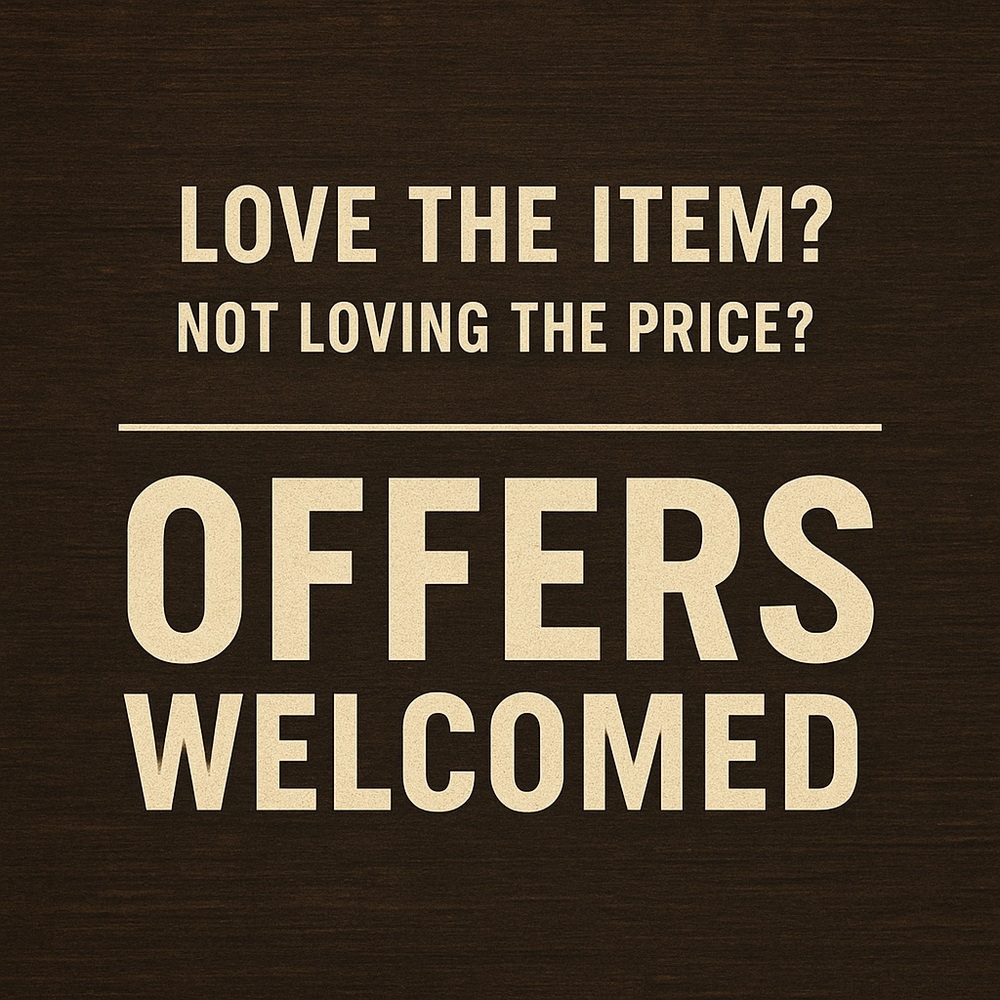 See an item you’re interested in? Add to a bundle for a deal or send an offer! 😎